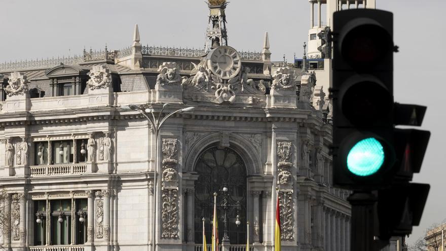 Fachada del Banco de España.