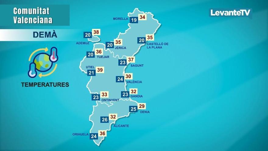 València afrontará un sábado estable con posibilidad de tormentas en el interior