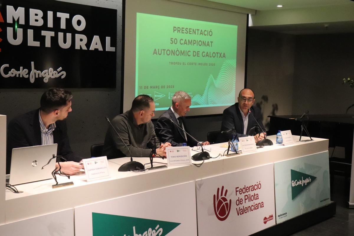 Juanba Camarelles, Tino Bendicho, Víctor Hernández i Vicent Molines.
