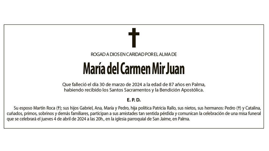 María del Carmen Mir Juan