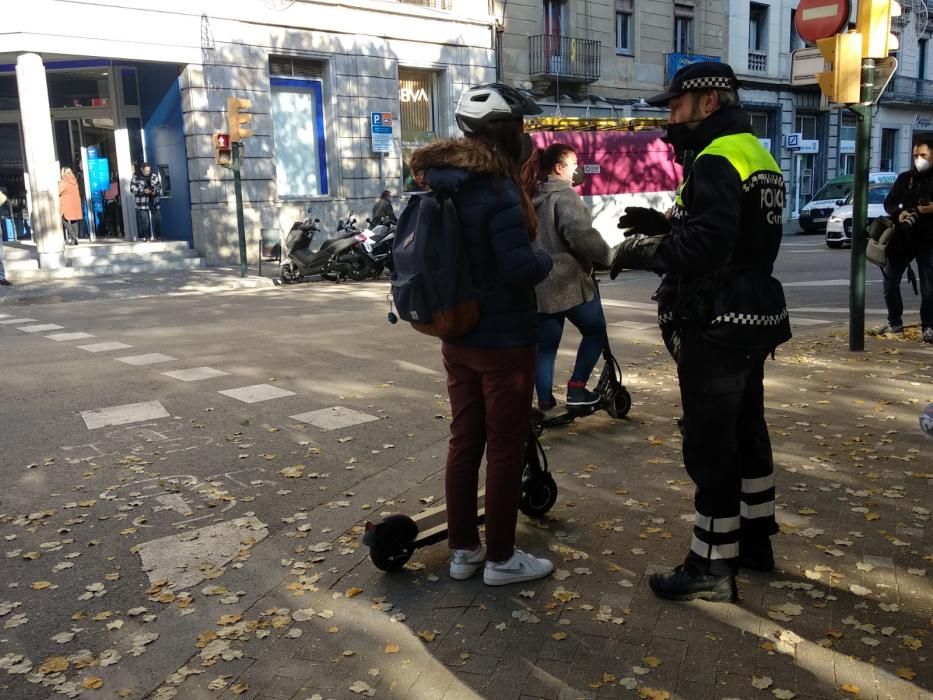 Campanya informativa dels patinets a Girona