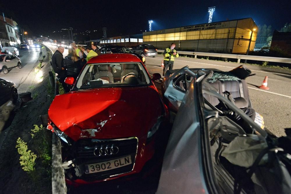 Accidente en el Corredor del Nalón