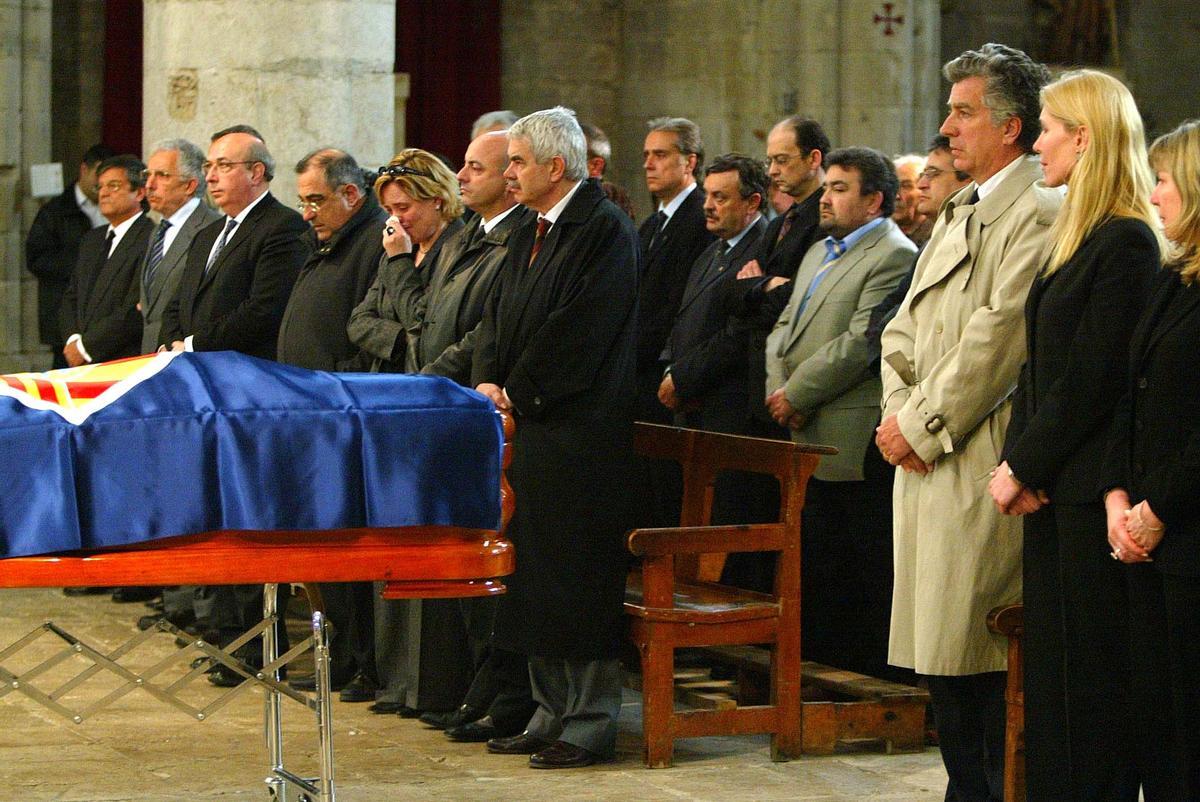 La cerimònia de comiat del 2005, a Castelló d'Empúries, en la qual no hi va faltar Pasqual Maragall