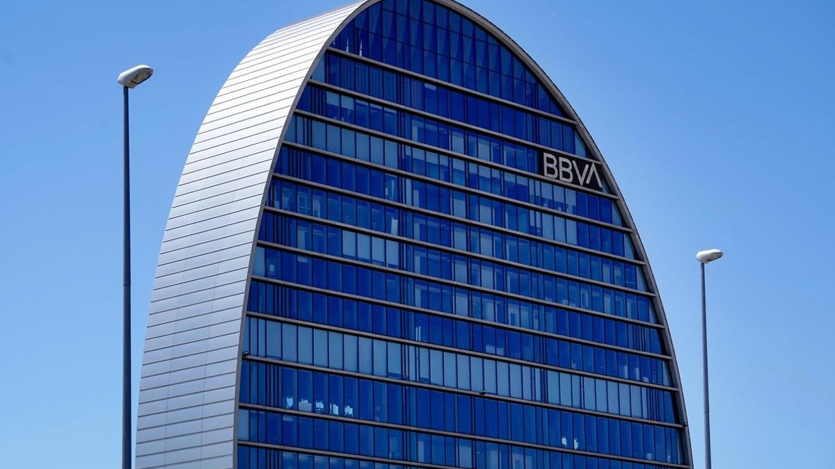 Sede del banco del BBVA en Madrid