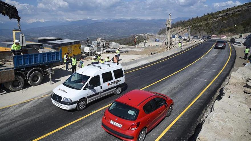 Fomento reabre el Monrepós en tiempo récord tras 6 días de obras