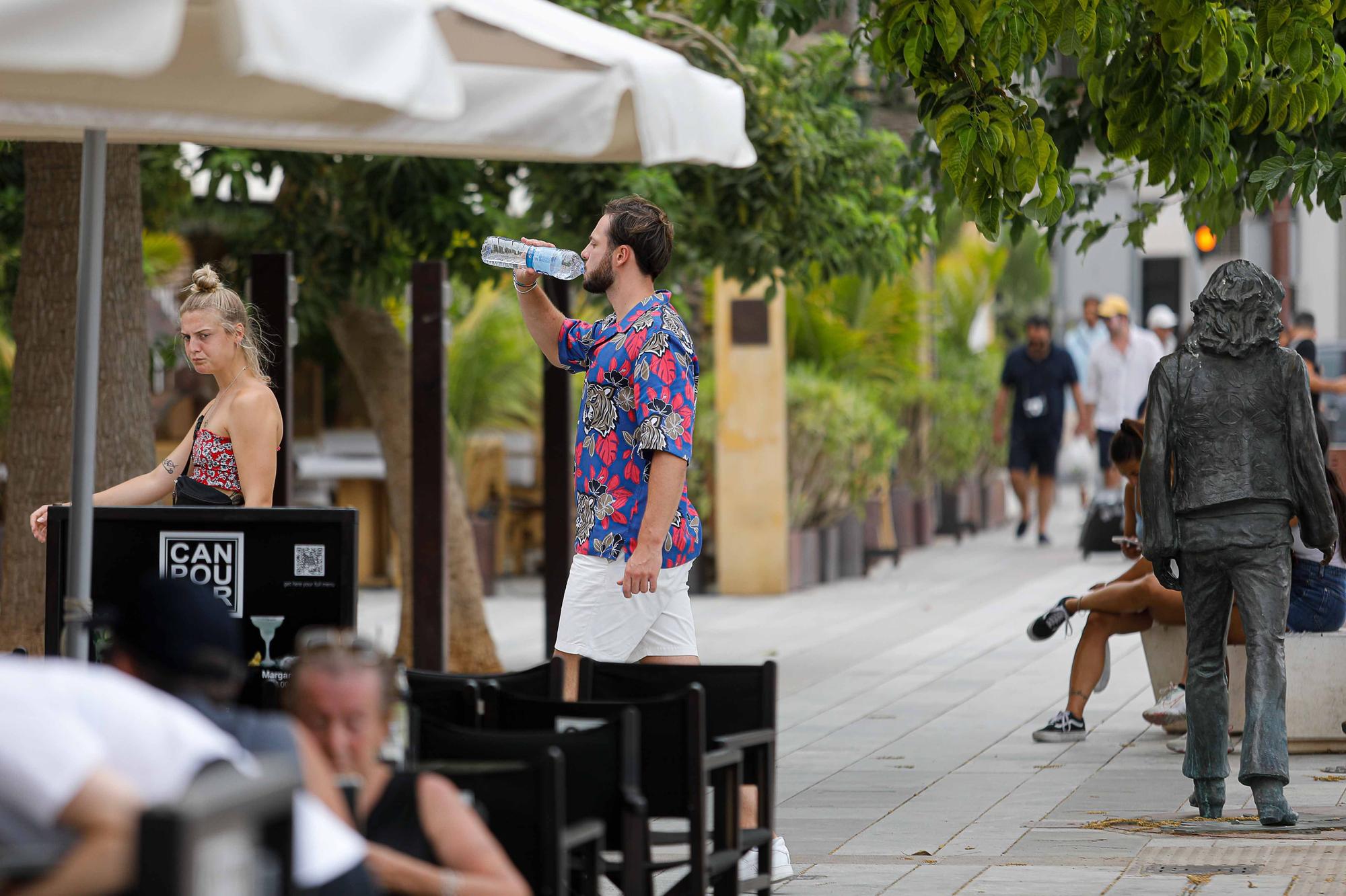 Récord de temperaturas en Ibiza y Formentera: las imágenes del calor