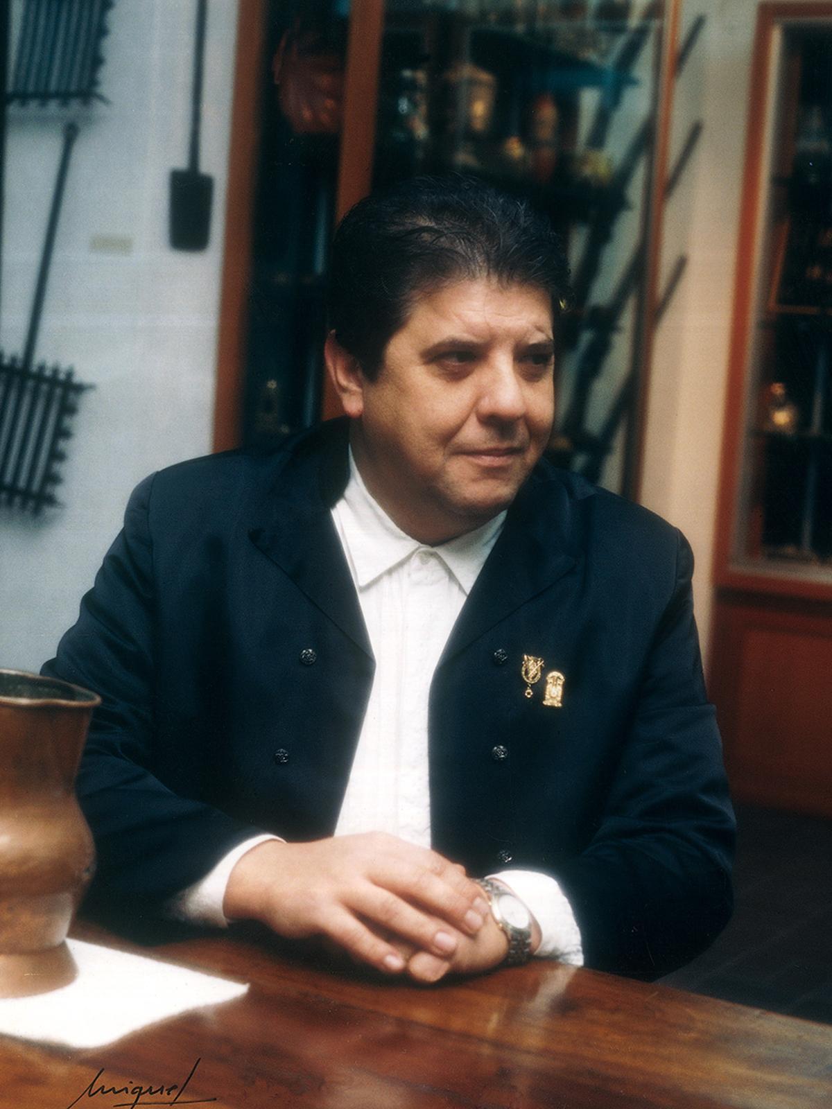 Jorge Martí, en su etapa como presidente de la gaiata 15.