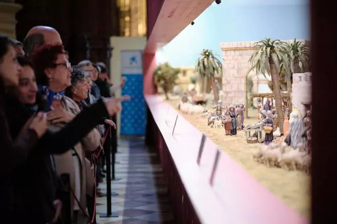 Así es el Belén instalado en la Catedral de Málaga este Adviento de 2025