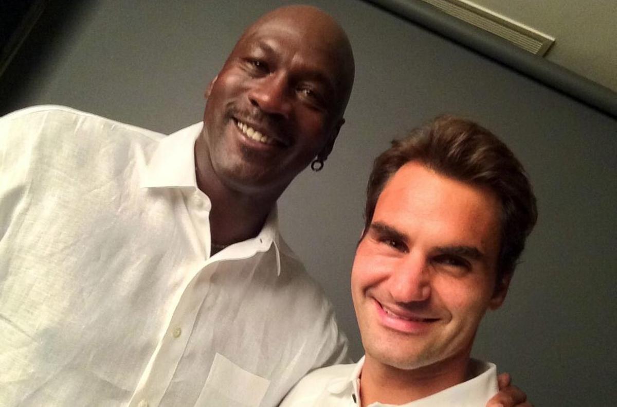 Jordan, con Federer