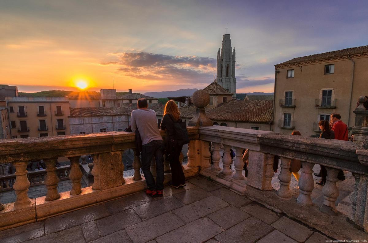 Atardecer en Girona