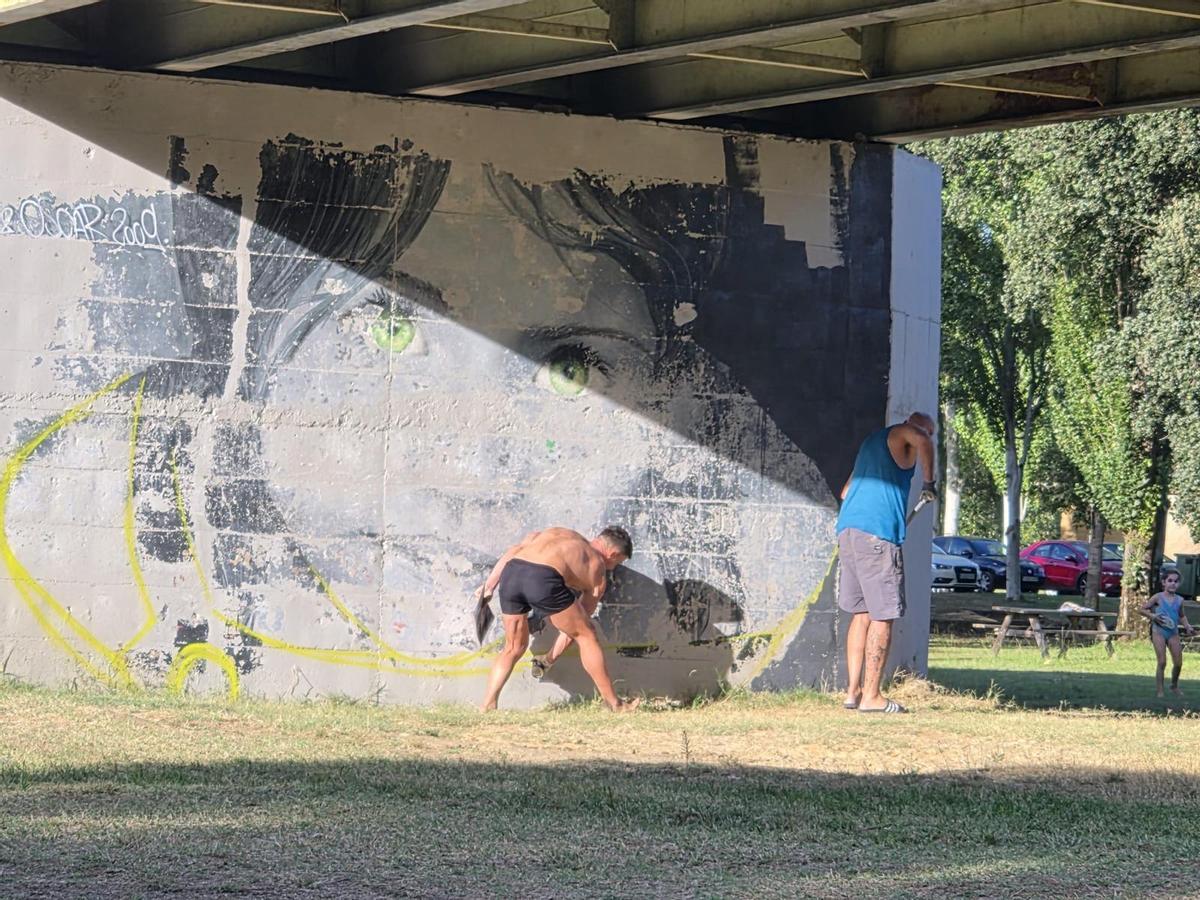 Proceso de restauración de "La Niña".