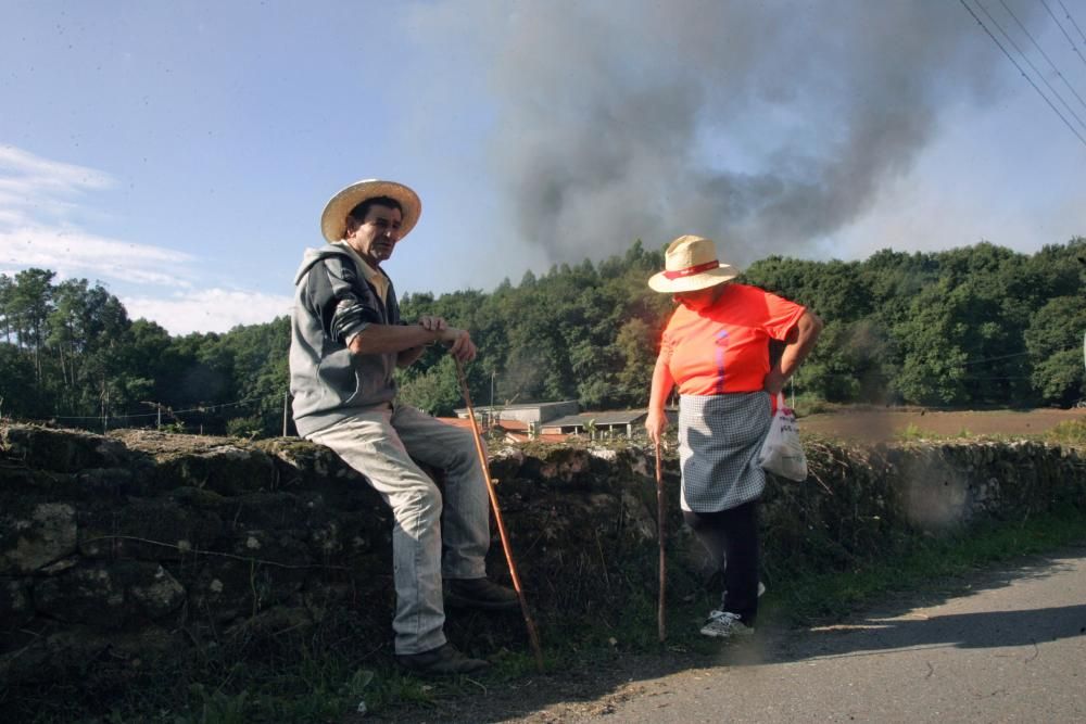 Incendio en Silleda