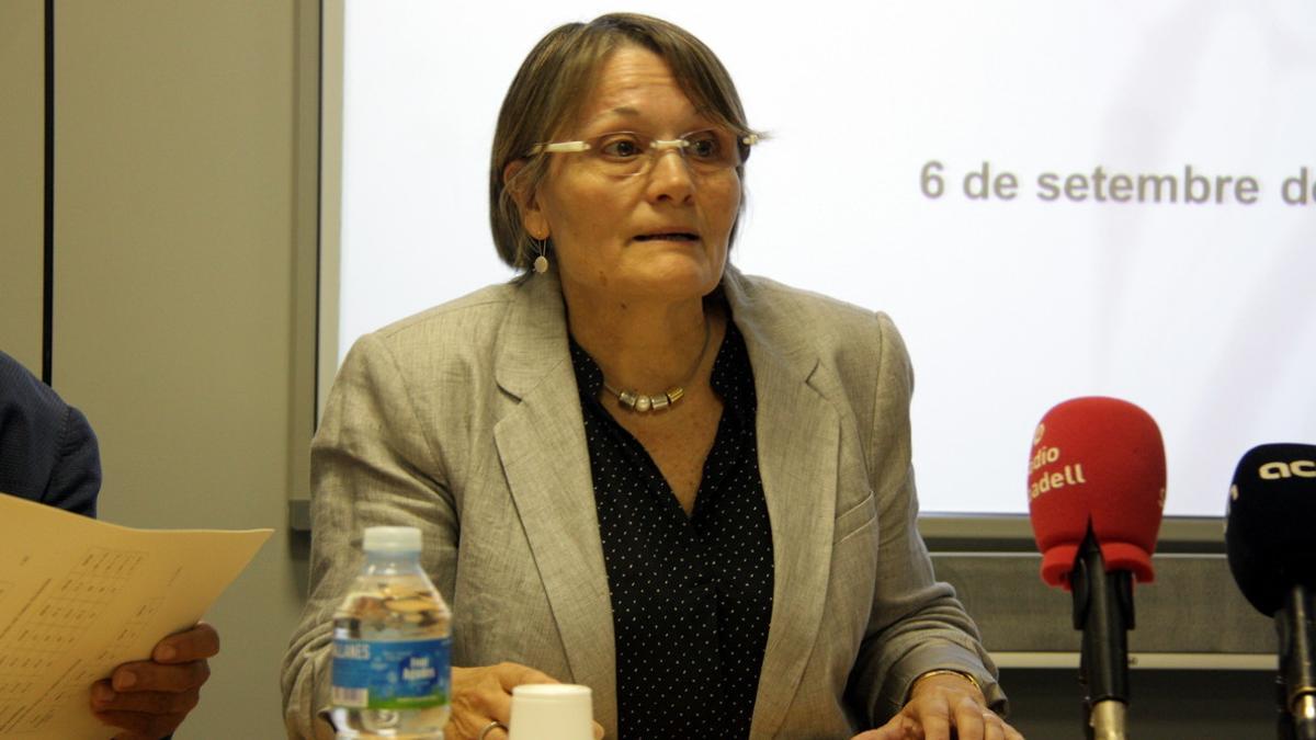 Carme Vigués, directora de los Servicios Territoriales de Ensenyament en el Vallès Occidental