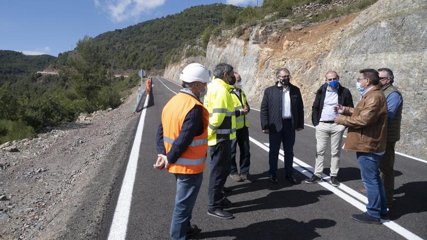 Diputación reivindica las obras de 1,3 millones en la carretera entre Torralba y Ayódar