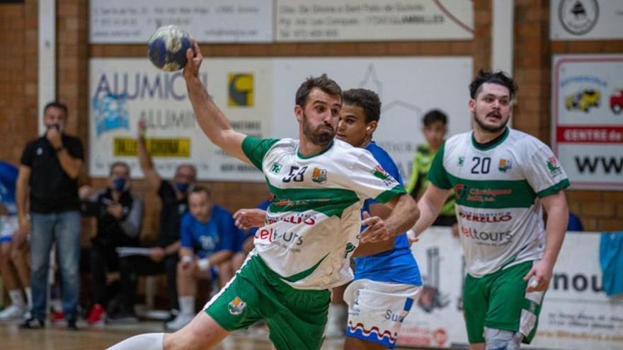 Un momento del partido entre el Bordils y el Horneo Sporting Alicante