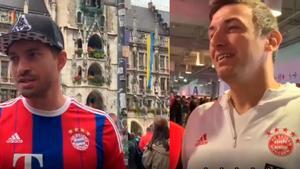 Aficionados del Bayern de Múnich: Siempre echaremos de menos a Lewandowski, pero estaremos bien si él