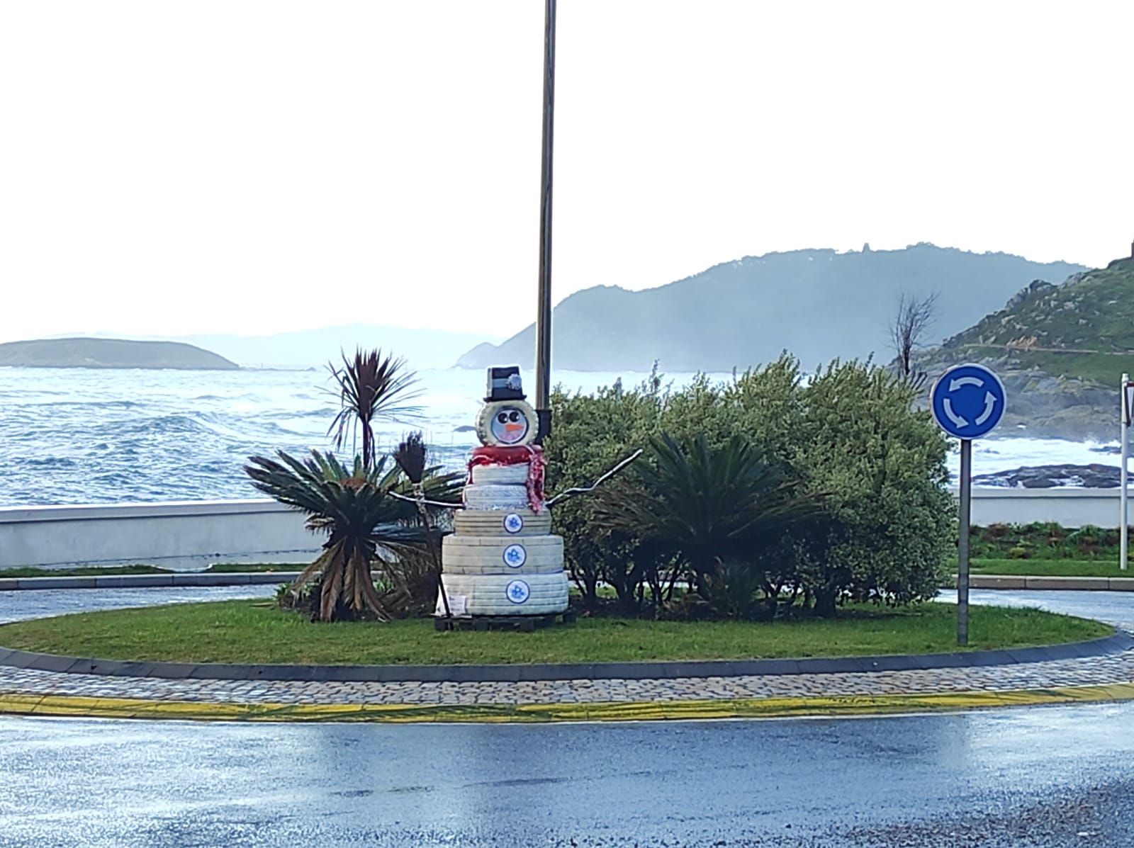 Baiona se recicla en Navidad