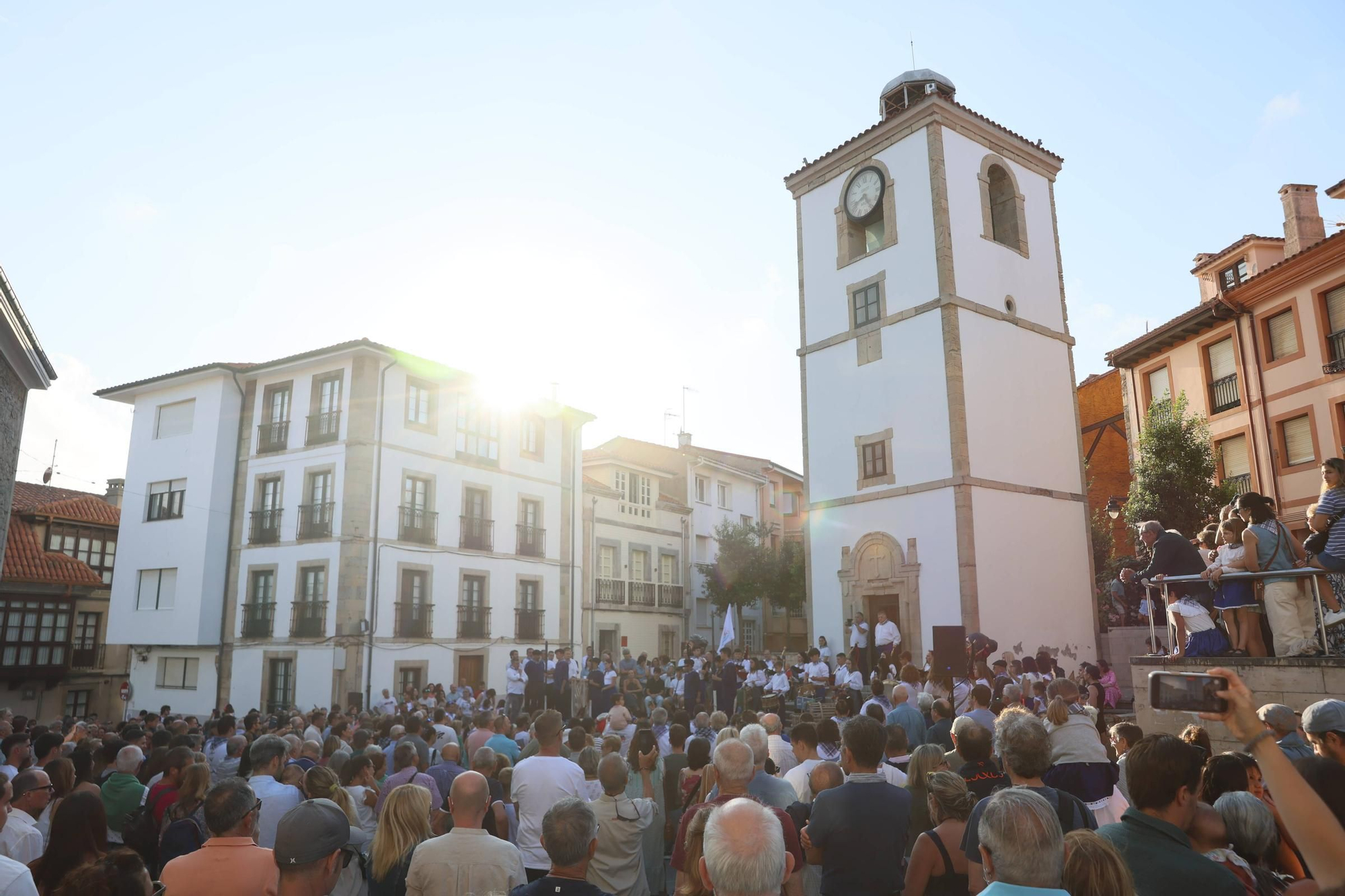 EN IMÁGENES: La procesión de "la llamada de la mar" en el Carmen de Luanco