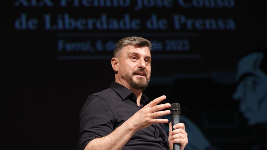 El periodista de guerra Marcos Méndez recibe el XIX Premio José Couso en Ferrol