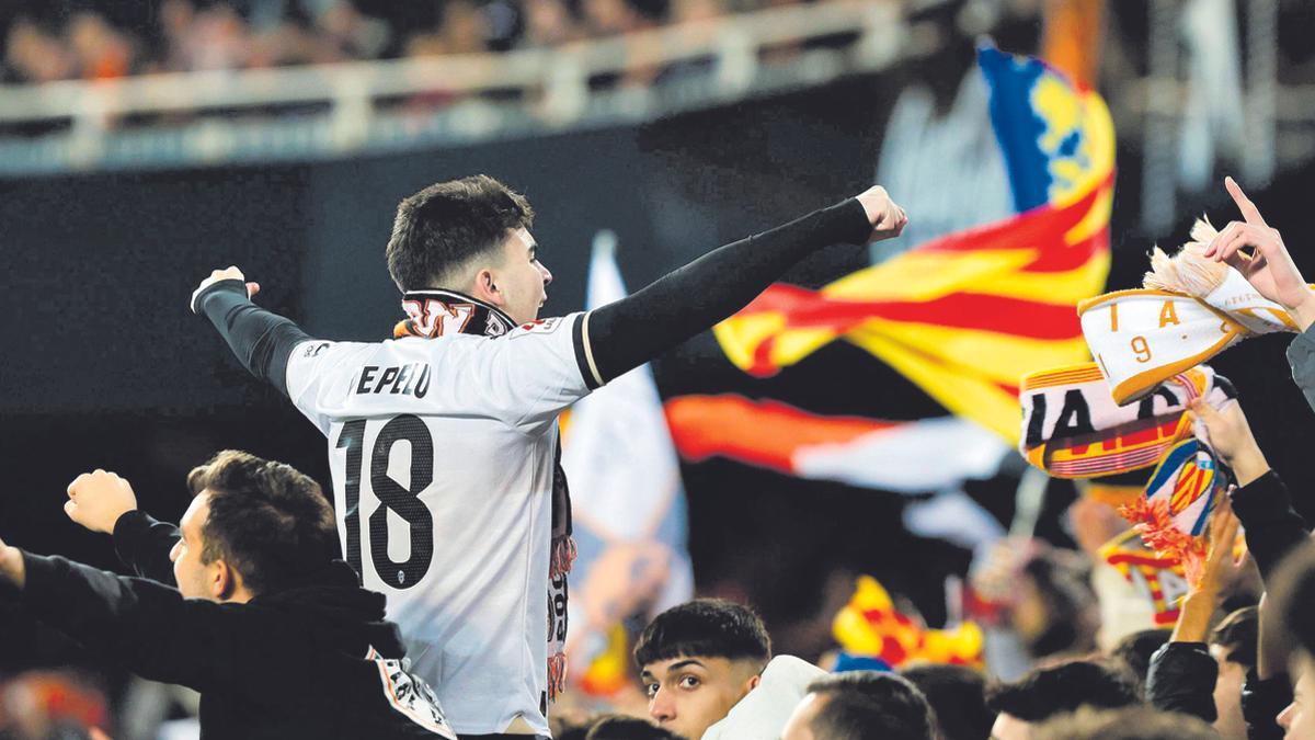 Mestalla juega su partido ante el Sevilla