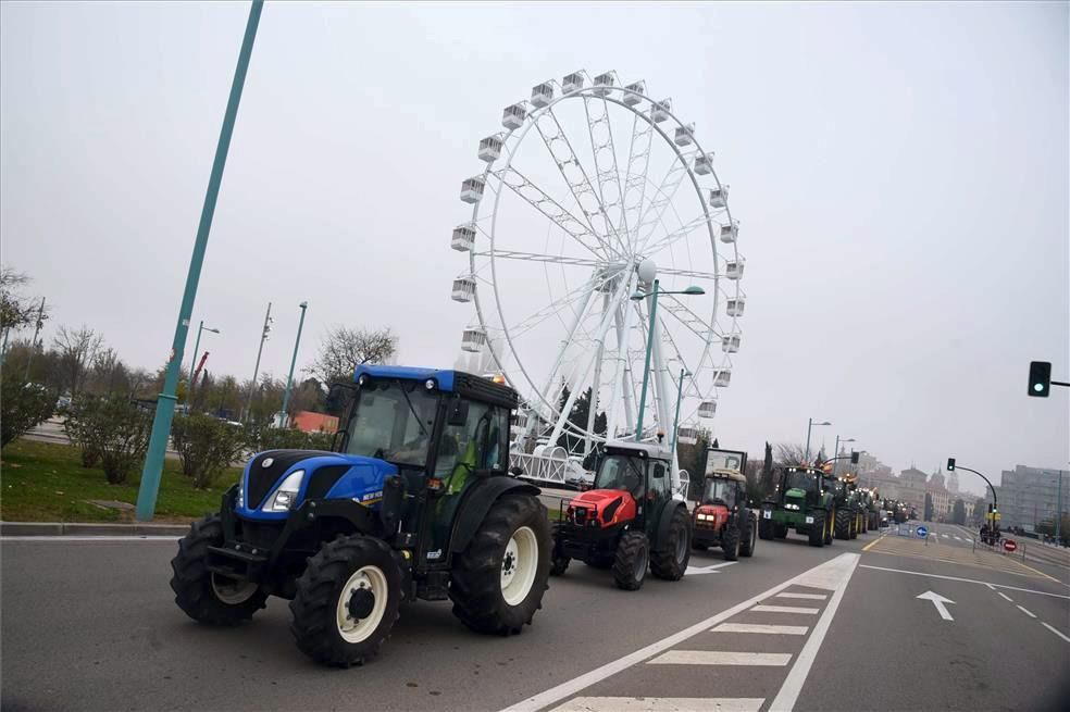 La Tractorada toma Zaragoza