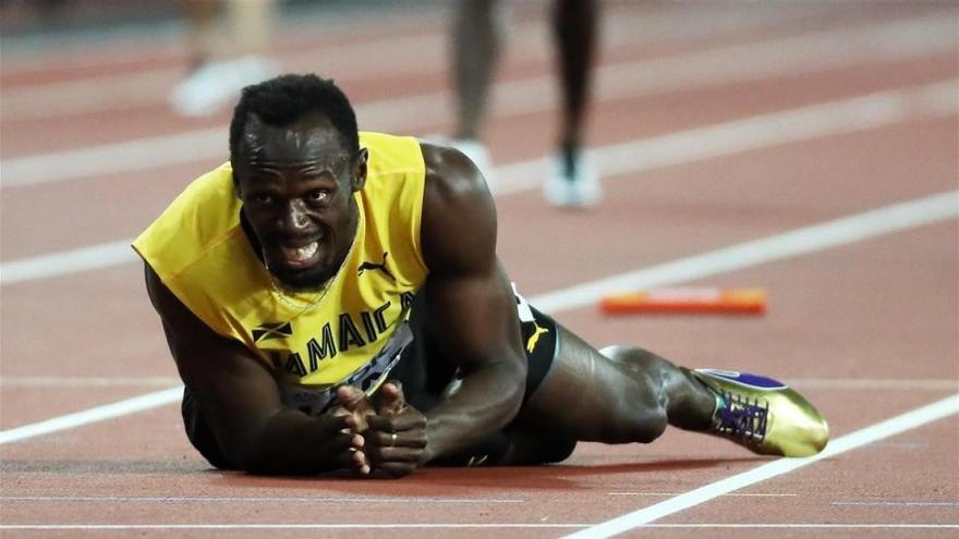 Doloroso final para Usain Bolt