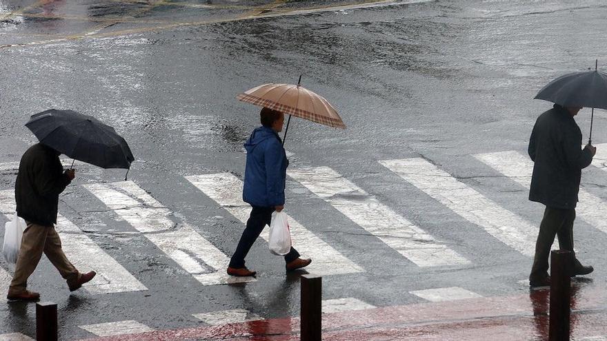 Activado el aviso amarillo por lluvias en Málaga para este miércoles