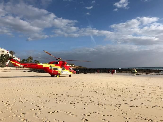 Muere un hombre en Fuerteventura tras sufrir un síncope en el mar