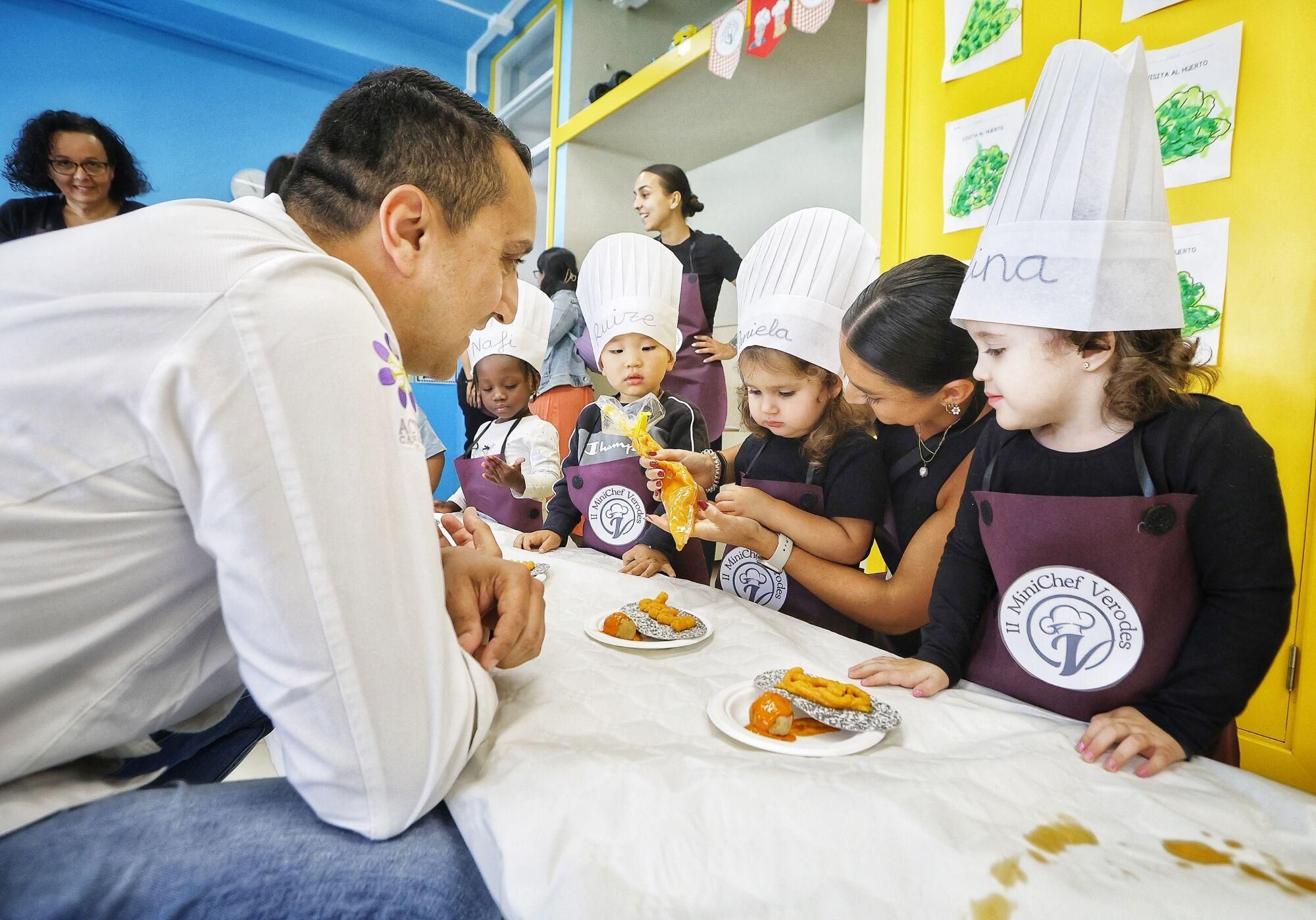 'Minichefs' en el colegio Los Verodes de Santa Cruz.