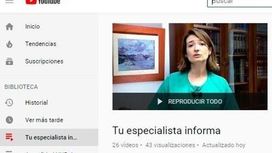 El Reina Sofía difunde en Youtube sus consejos sobre salud