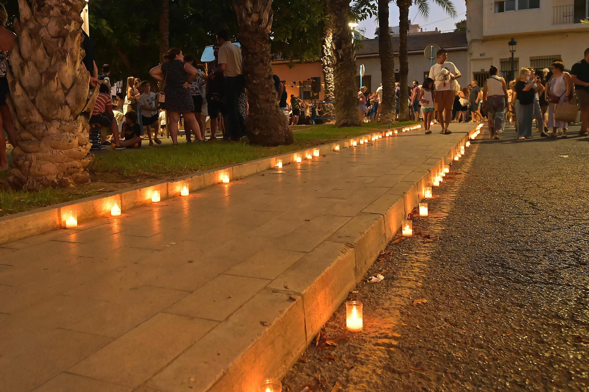 La conmemoración de los cien años de la llegada del alumbrado público en el barrio de San Gabriel, en imágenes