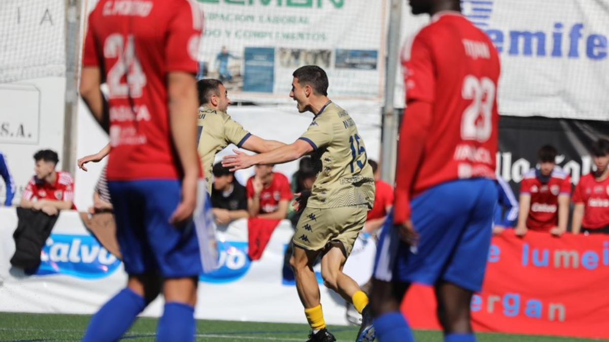 Miguel Cuesta anotó el gol granate