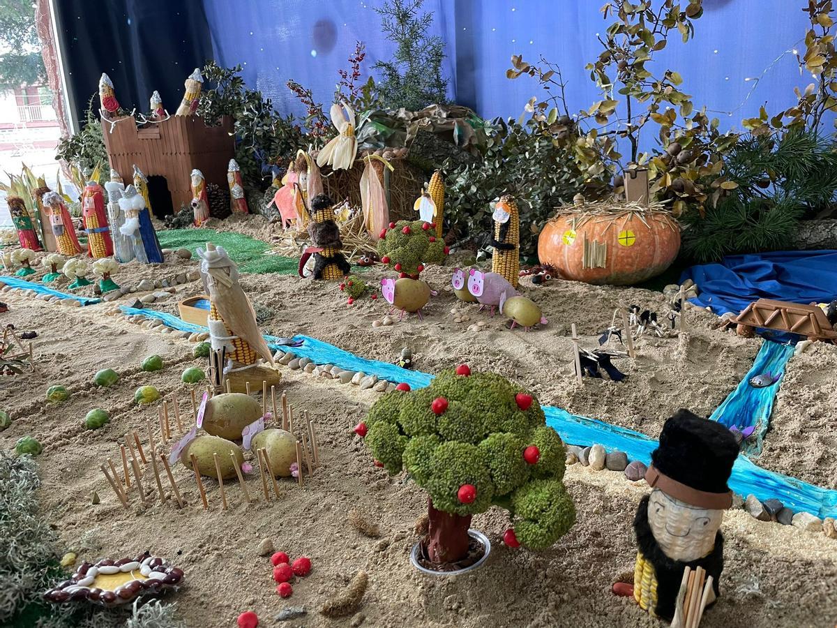 El original belén del Corazón de María.