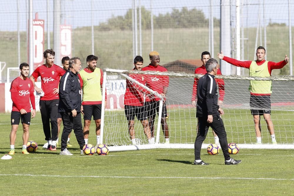 Entrenamiento del Sporting