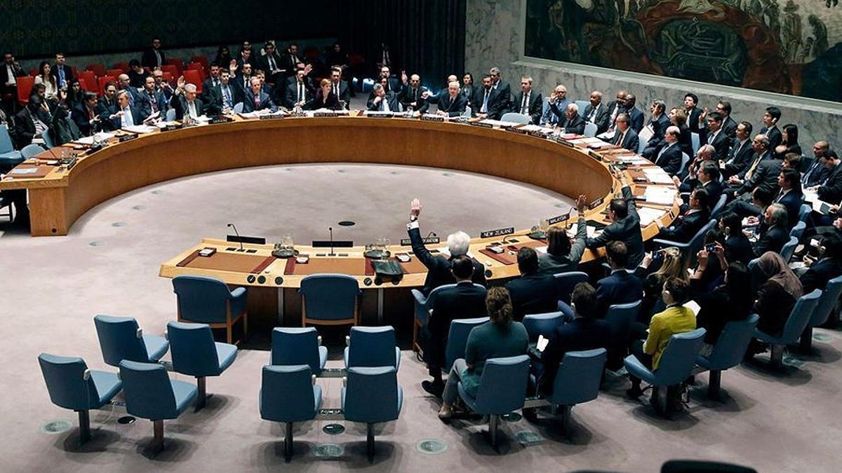 Una reunión del Consejo de Seguridad de la ONU.