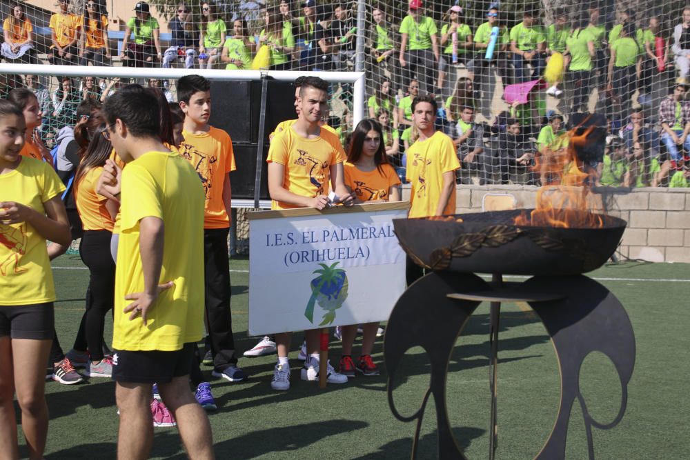 Más de 1.300 estudiantes de las comarcas de la Vega Baja y el Baix Vinalopó participan en la X edición de las Olimpiadas Clásicas.