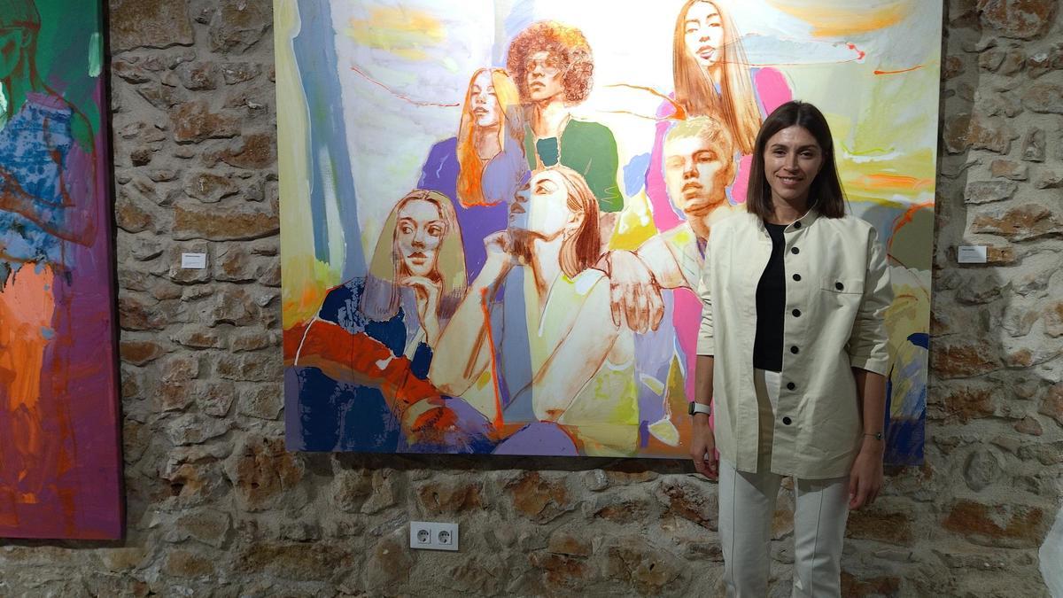 La artista Mariia Zhurykova.