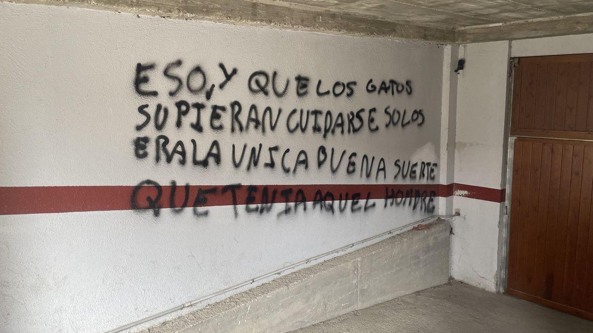 Otra de las pintadas que se le imputan al arrestado.