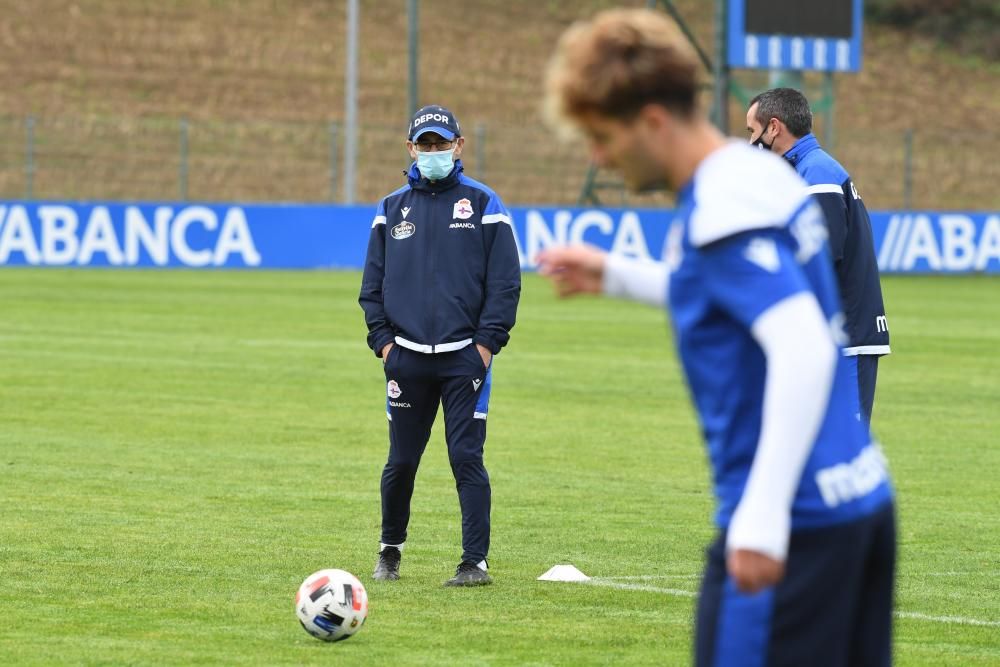 Rolan entrena con el grupo y Valín, lesionado