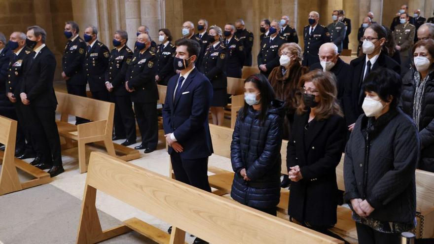 Funeral por el jefe superior de la Policía Nacional en Galicia