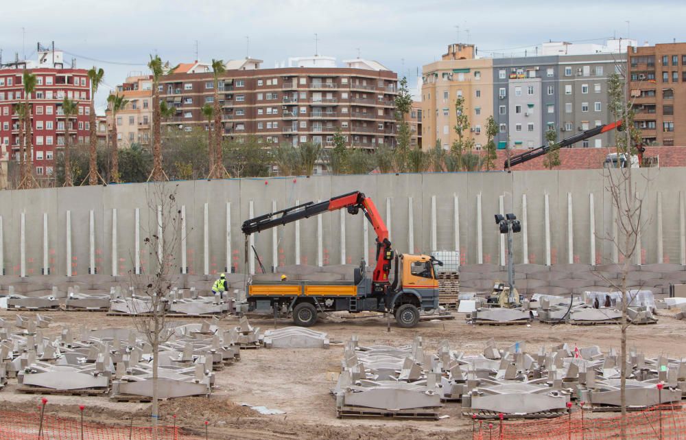 Así avanzan las obras del Parque Central València