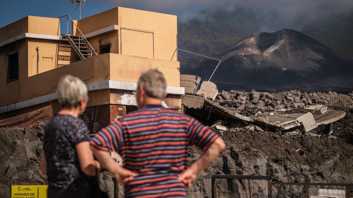 Volcán Tajogaite, en Los Llanos de Aridane