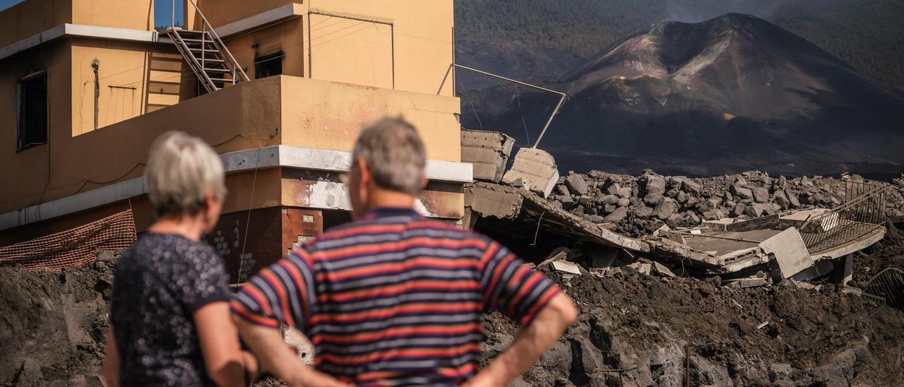 Volcán Tajogaite, en Los Llanos de Aridane
