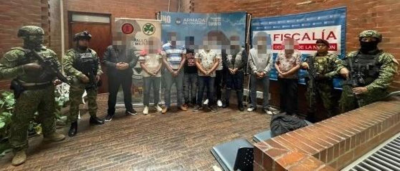 Detenida en Colombia la banda que fabricó el narcosubmarino de Aldán