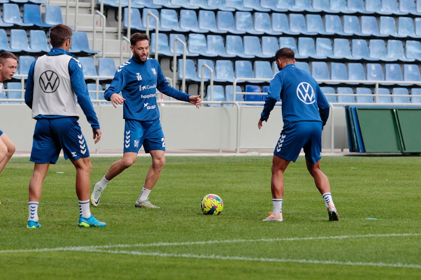 Entrenamiento a puerta abierta del CD Tenerife