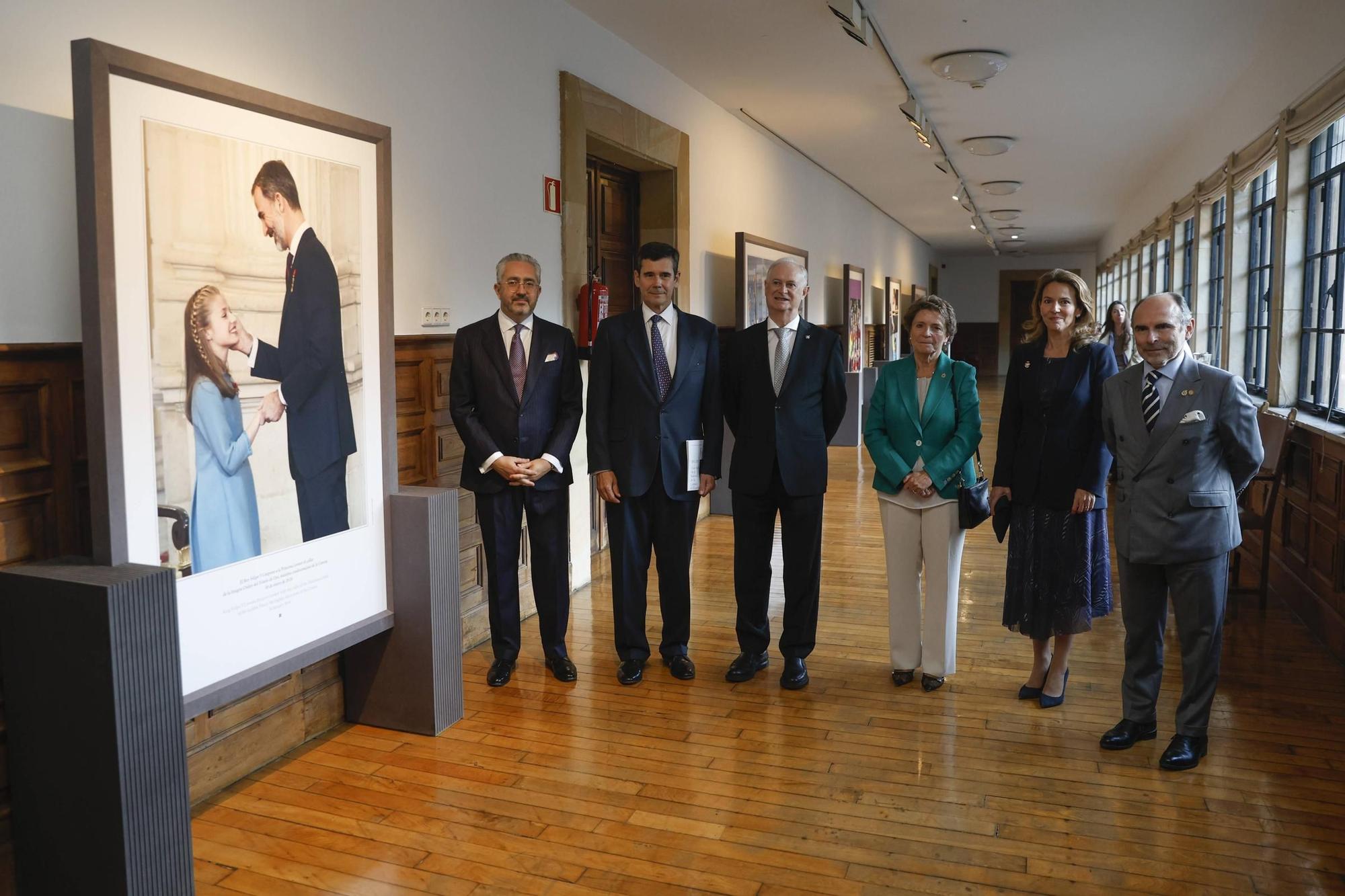 Inauguración de la exposición "Felipe VI. Una década de la historia de la Corona de España"