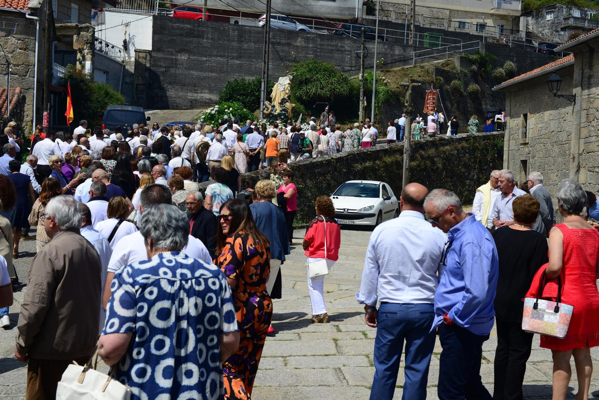 Las celebraciones en honor a la Virgen del Carmen en O Morrazo. La procesión en Bueu