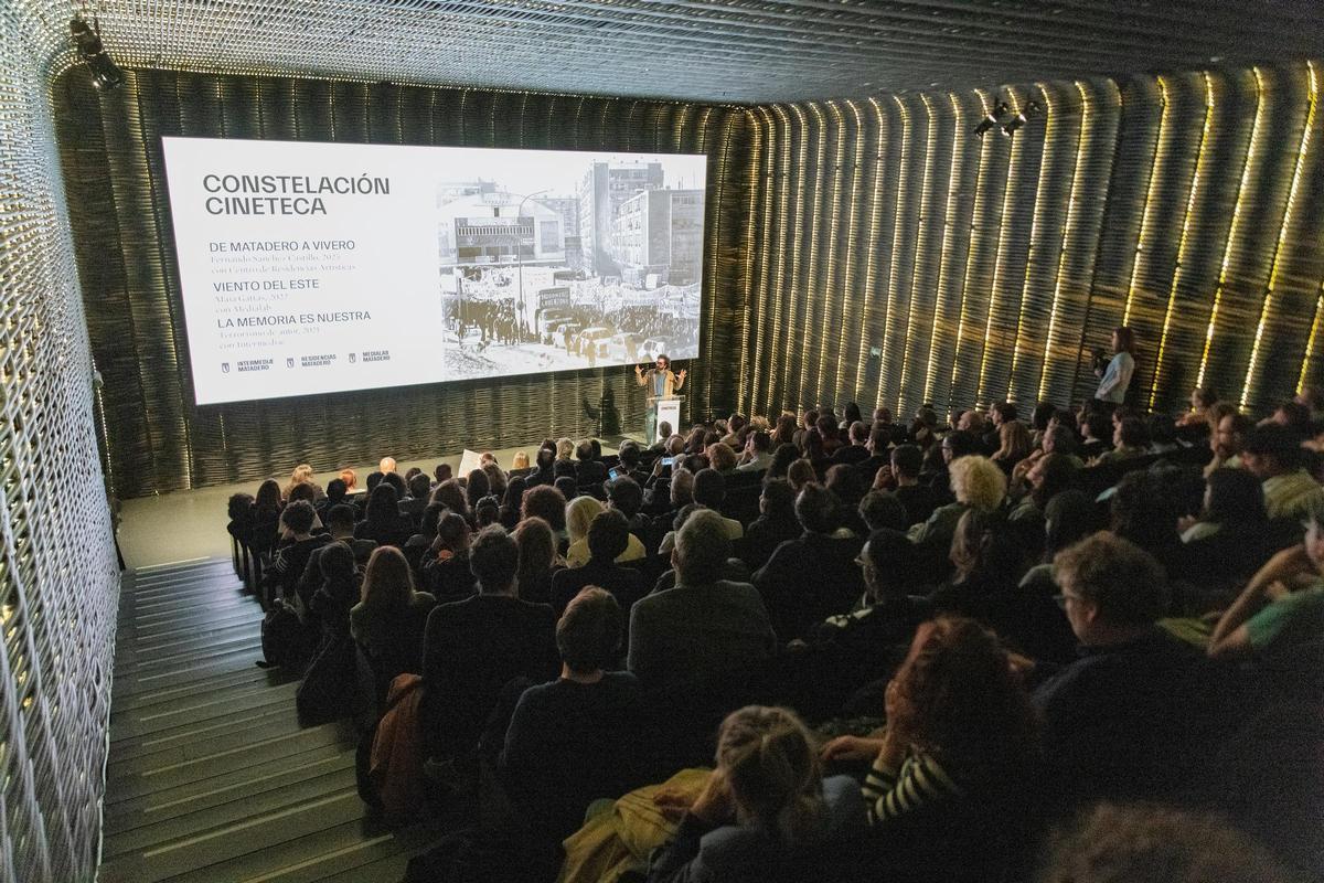 La Cineteca de Matadero, durante un coloquio organizado en la edición pasada de Documenta.