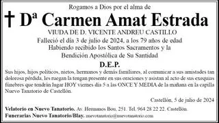 Dª Carmen Amat Estrada