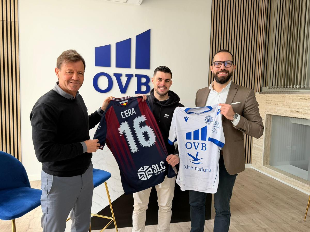 Manuel Mosquera, Miguel Cera y Jesús Gallardo, de OVB.